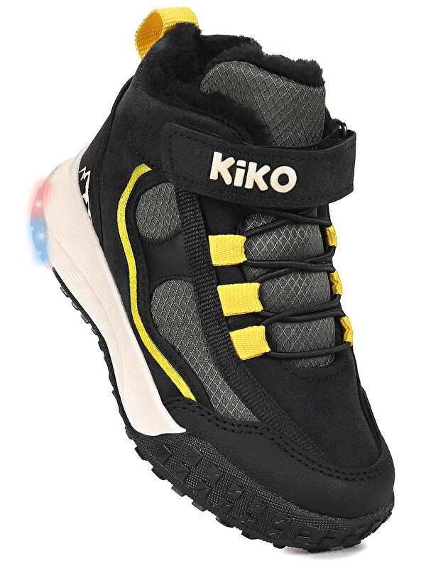 Kiko Kids Rope Işıklı Cırtlı Erkek Çocuk Spor Bot Ayakkabı