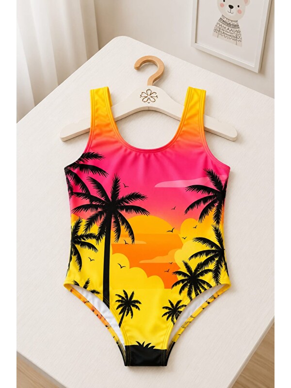 My Kids Wear Kız Çocuk Tatil Yıldızı Mayo 12822