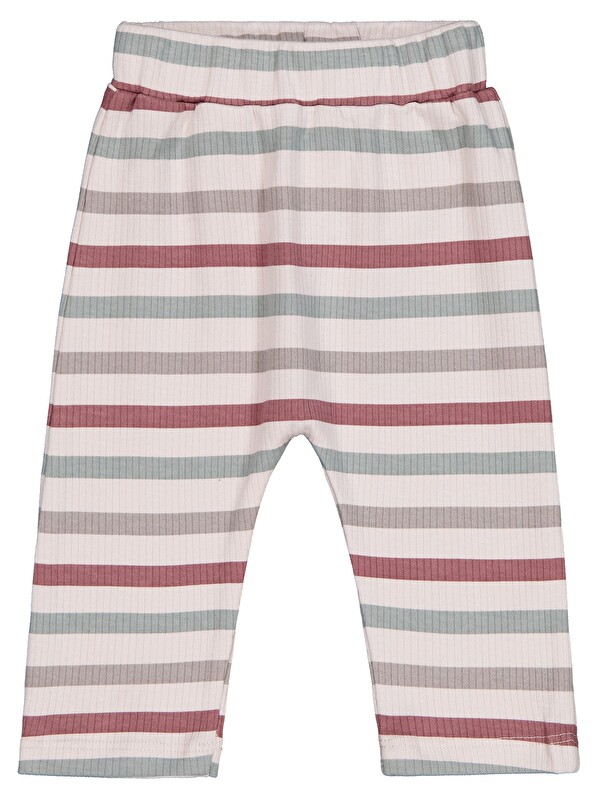 Civil Baby Çizgi Empirme 6-18 Ay Tek Alt Bebe - Bej