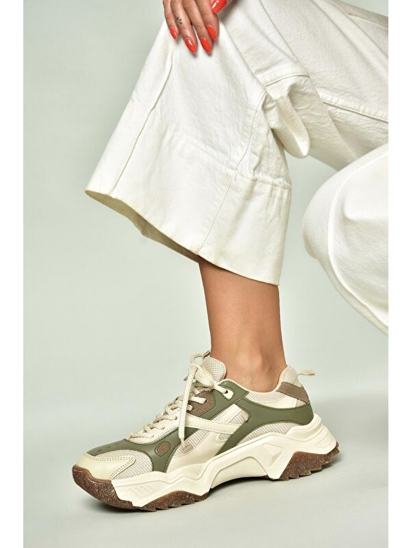 Haki Kadın Sneakers V312613509 - Görsel 2