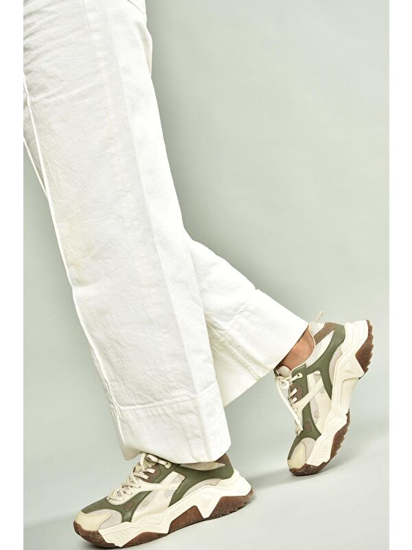 Haki Kadın Sneakers V312613509 - Görsel 3