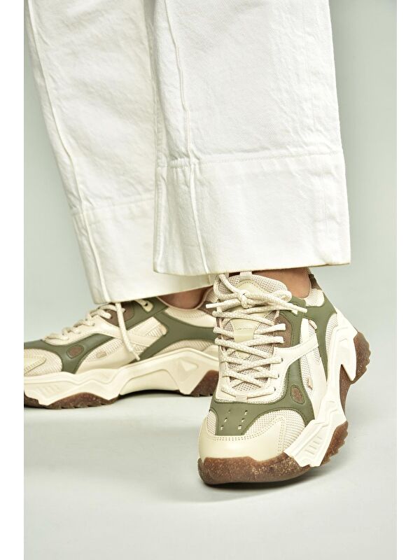 Haki Kadın Sneakers V312613509 - Görsel 4