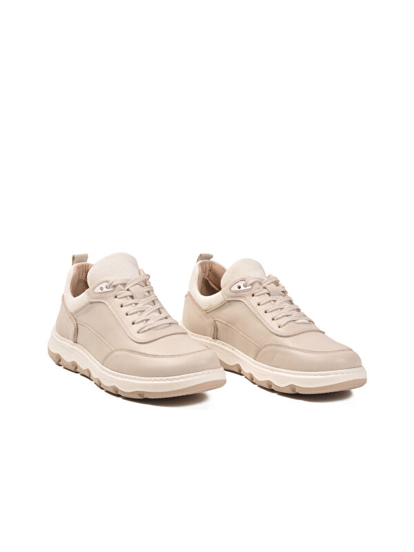 Ayakmod Bej Ayakmod Hakiki Deri Erkek Casual Ayakkabı 242290 M