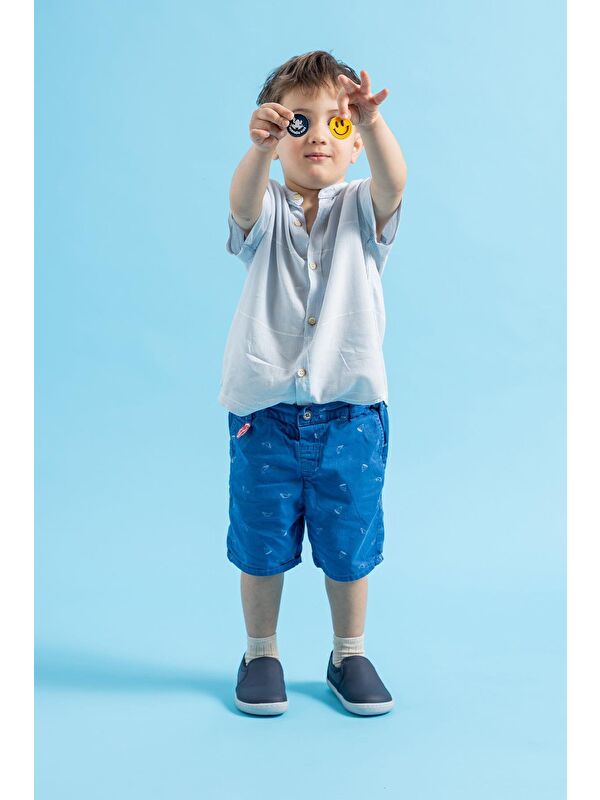 Hopfrög Lacivert Hopfrög ⁠smart Walker Slip-On #Tags Barefoot Işıklı Çocuk Ayakkabı