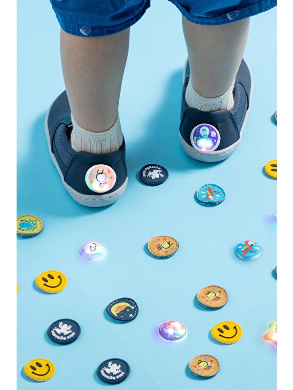 Hopfrög Lacivert Hopfrög ⁠smart Walker Slip-On #Tags Barefoot Işıklı Çocuk Ayakkabı