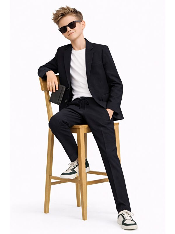 Ahengim Erkek Çocuk Modern Casual Slim Fit Takım Elbise Ak2850