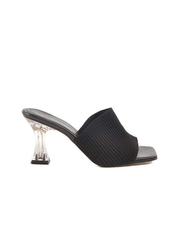 Ayakmod Siyah Ayakmod Topuklu Kadın Terlik T-401 Z