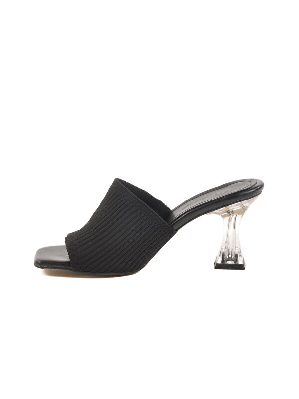 Ayakmod Siyah Ayakmod Topuklu Kadın Terlik T-401 Z