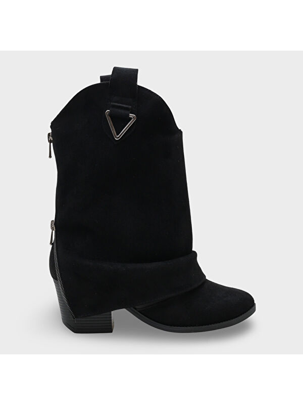 Rhianna Büzgülü Kovboy Çizme - Görsel 3