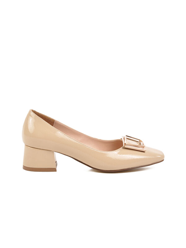 Bej Rugan Kadın Abiye Ayakkabı 704144 Z - Görsel 2