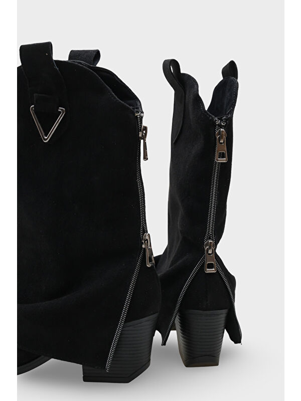 Rhianna Büzgülü Kovboy Çizme - Görsel 5