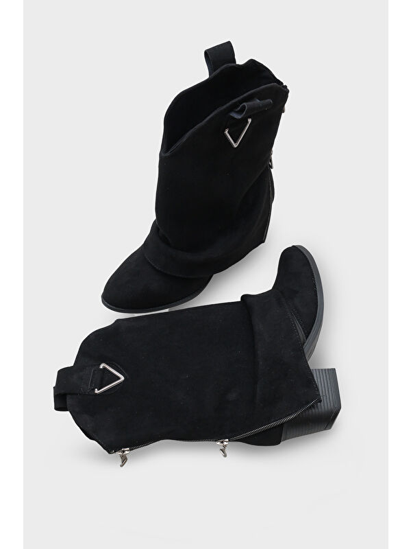 Rhianna Büzgülü Kovboy Çizme - Görsel 6