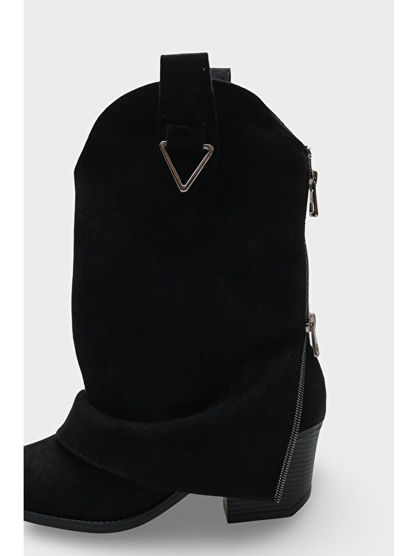 Rhianna Büzgülü Kovboy Çizme - Görsel 7