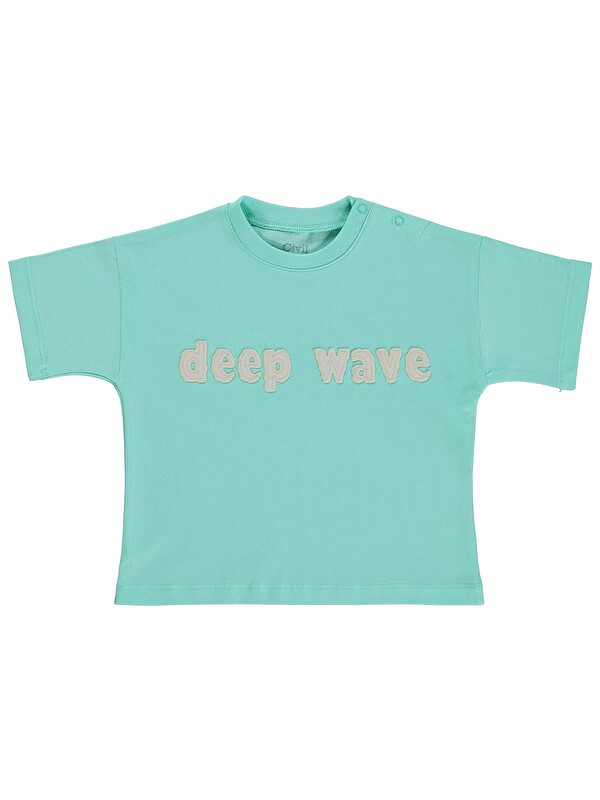 Civil Baby Deep Wave 6-18 Ay Tişört - Yeşil