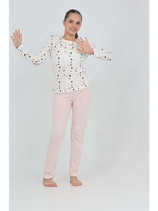 Toontoykids Kız Çocuk Karma Baskılı Pijama Takım