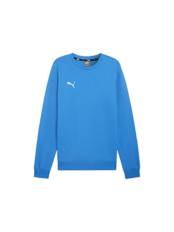 Puma Teamgoal Casuals Crew Neck S Erkek Futbol Sweatshirts 65859202 Mavi