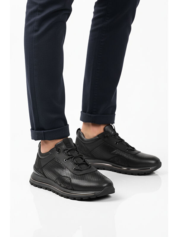 Voyager Kahverengi Voyager Hakiki Deri Bağcıklı Erkek Casual Ayakkabı