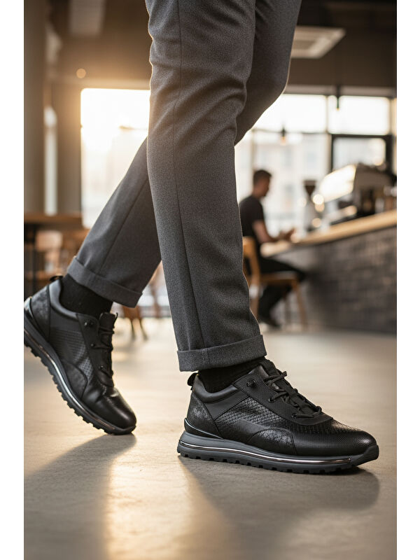 Voyager Kahverengi Voyager Hakiki Deri Bağcıklı Erkek Casual Ayakkabı