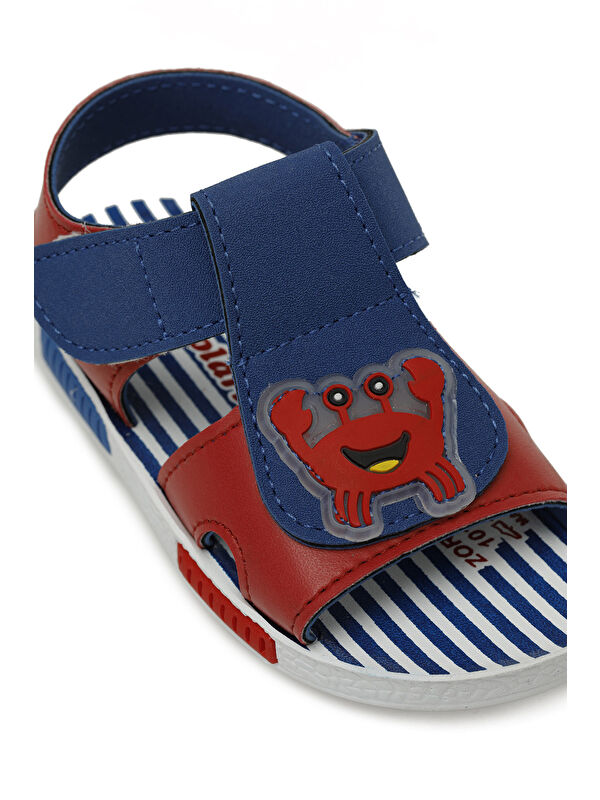 ZOREN.I5FX Kırmızı Erkek Çocuk Sandalet - Görsel 8