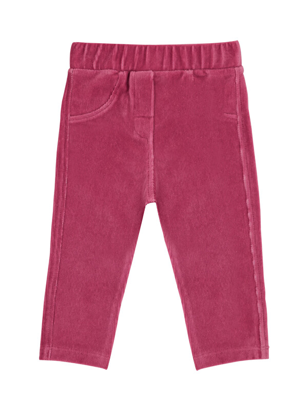 Minycenter Kadife Tayt 3 Ay-36 Ay Pembe