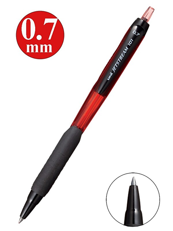 Uni-Ball Jel Uçlu Pilot Kalem 1 Adet Uniball Jetstream SXN-101 0.7 mm Roller Basmalı Pilot Kalem Roller Uçlu