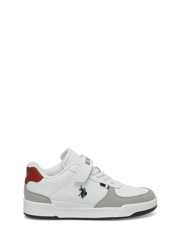 U.S. POLO ASSN. CLINE JR 4FX Beyaz Erkek Çocuk Sneaker