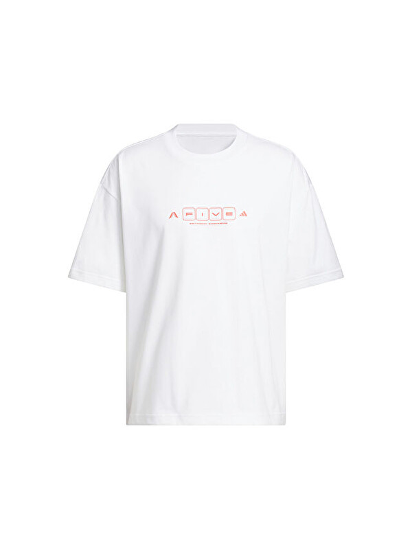 Adidas Anted Wo5 Tee Erkek Basketbol Tişörtü KF8975 Beyaz