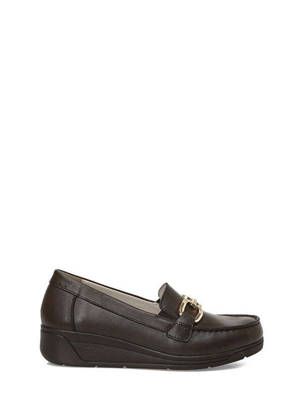 Polaris 5 Nokta 105472.Z6FX Kahverengi Kadın Loafer