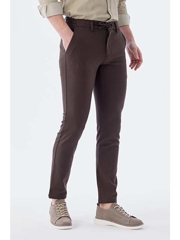 JAKAMEN Kahve Comfort Fit Jogger Spor Pantolon
