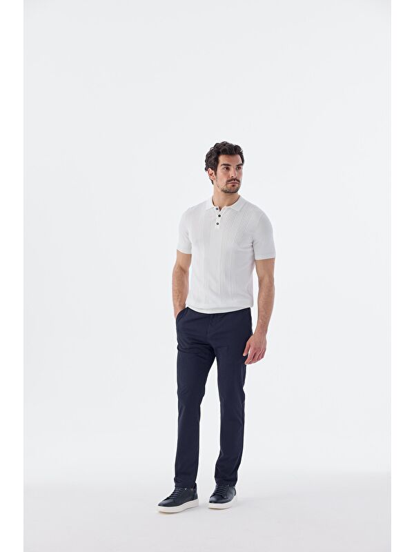 JAKAMEN Lacivert Comfort Fit Lastikli Spor Jogger Pantolon