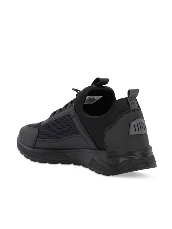 TADDEO I Erkek Sneaker Ayakkabı Siyah / Siyah - Görsel 4