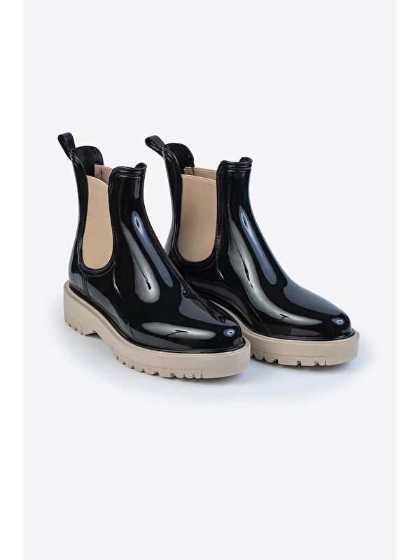 Parlak Chelsea Yağmur Botu - Görsel 2
