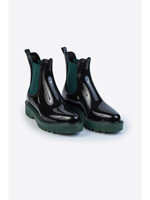 Parlak Chelsea Yağmur Botu - Görsel 2