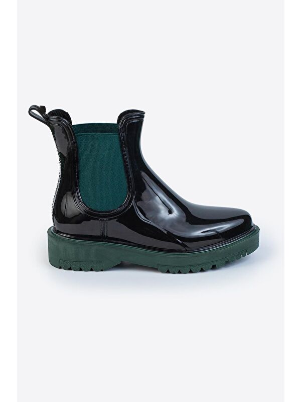 Parlak Chelsea Yağmur Botu - Görsel 3