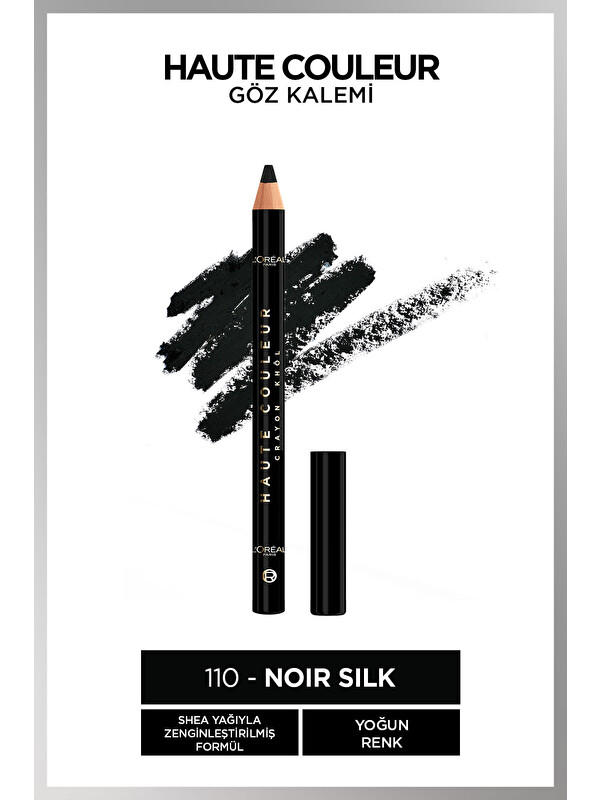 L'Oreal Paris L'Oréal Paris Haute Couleur Göz Kalemi - 110 Noir Silk