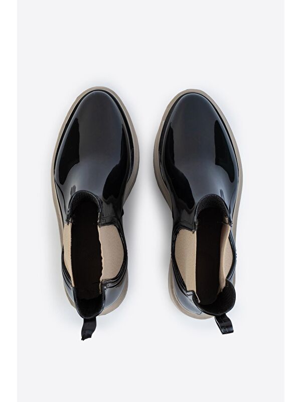 Parlak Chelsea Yağmur Botu - Görsel 7