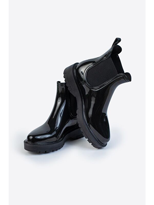 Parlak Chelsea Yağmur Botu - Görsel 6