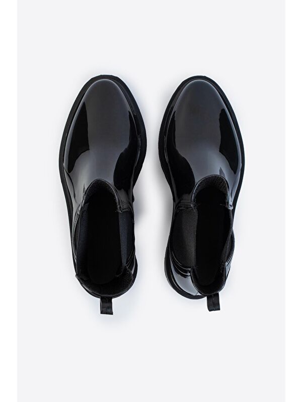 Parlak Chelsea Yağmur Botu - Görsel 7