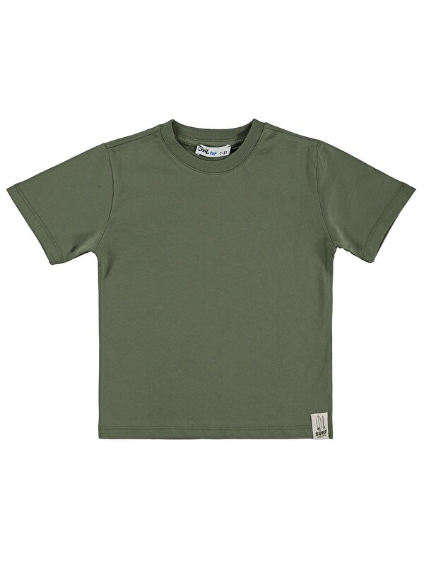 Civil Boys Basic Surf Etiketli 2-5 Yaş Tişört - Haki