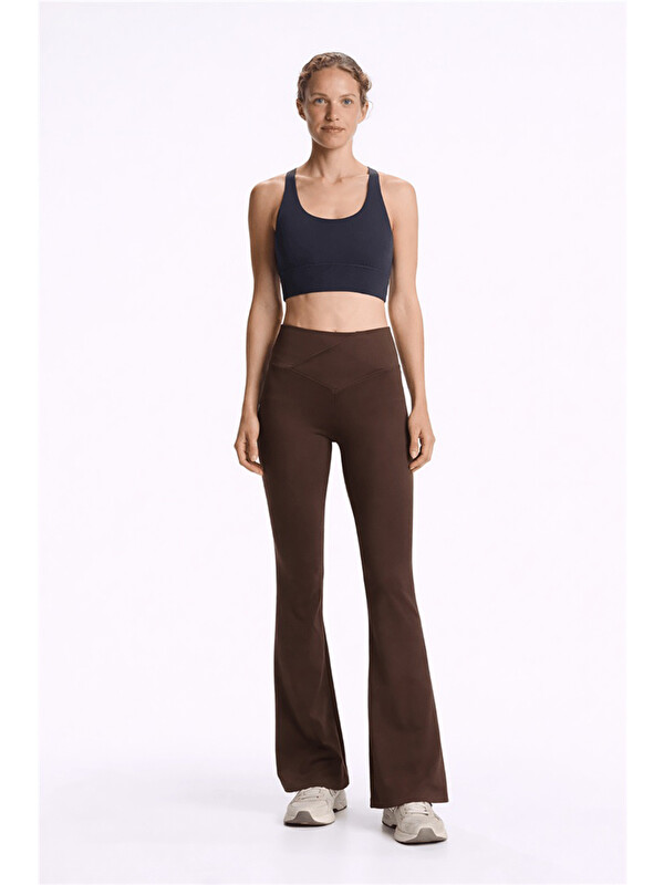 Fashion Friends Çapraz Kemerli Yüksek Bel Bol Paça Tayt 26Y0714K1