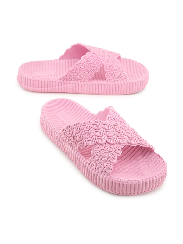 Kadın Yazlık Ev Banyo Islak Zemine Uygun Terlik - Görsel 2