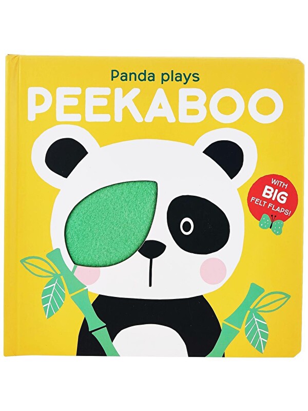 Yoyo Books Peekaboo with Felt Flaps: Panda Plays Peekaboo