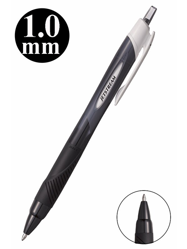 Scrikss Jel Uçlu Pilot Kalem 1 Adet Uniball Jetstream SXN-150S 1.0 mm Roller Basmalı Pilot Kalem Roller Uçlu