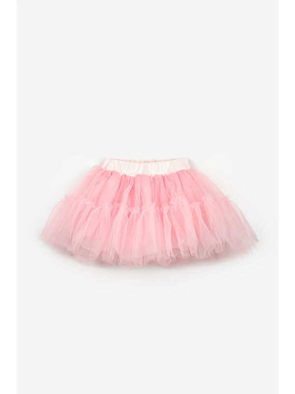 Le Mabelle Pembe Kız Çocuk Tül Etek - Miley