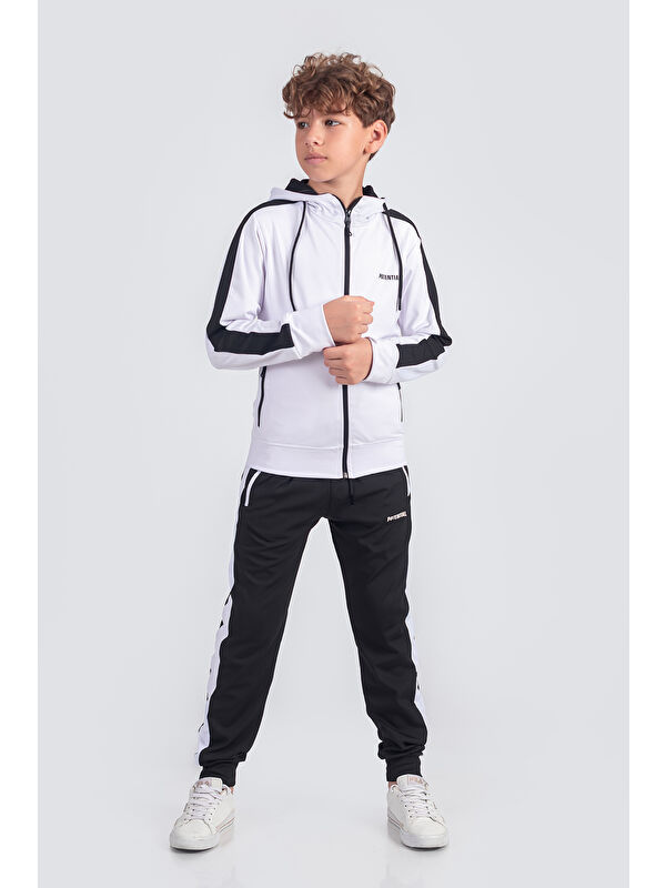 Pina Kids Kapüşonlu Dalkgıç Kumaş Eşofman Takımı Potential ESF2574
