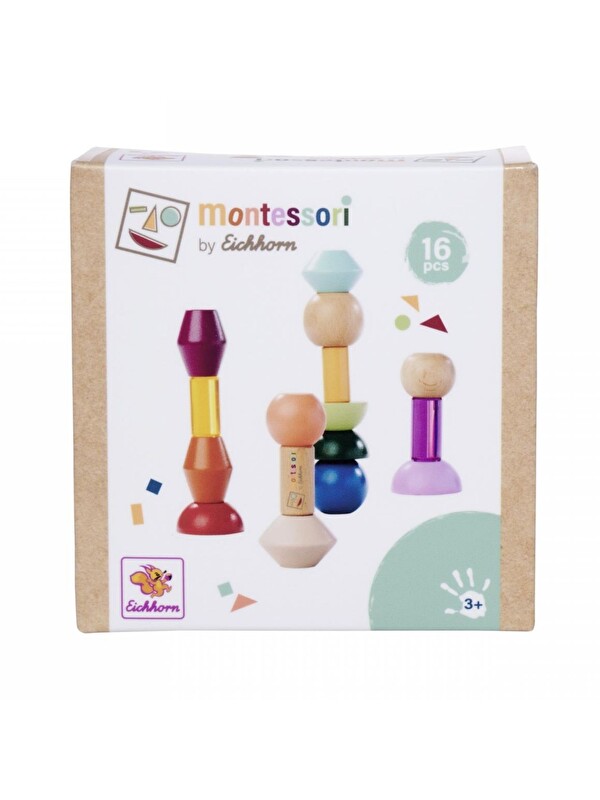 Eichhorn Montessori Ahşap Boncuk Dizme Oyunu