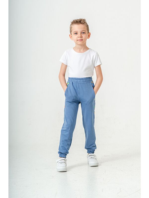 Mışıl Kids Baskı Detaylı Basic Erkek Çocuk Eşofman Alt
