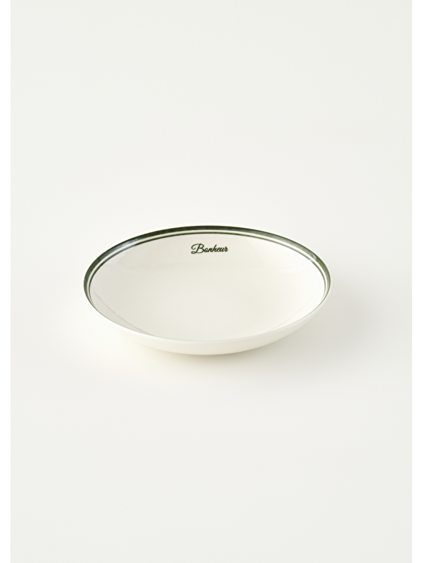Bella Maison Bonheur Porselen Çukur Tabak Yeşil (20 cm)