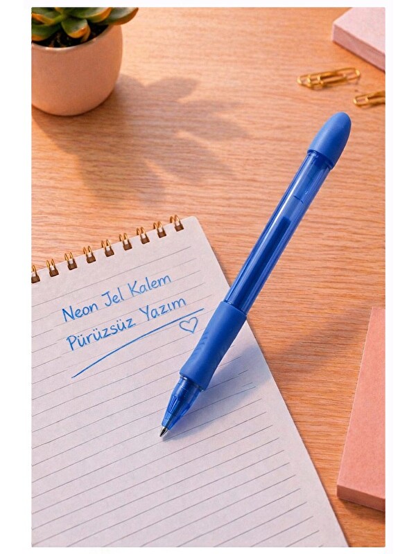 Artlantis Neon Jel Kalem 1.0mm 1 Adet Pensan Neon Gel Tükenmez Kalem Neon Pilot Kalem Canlı Neon Renk Akıcı Ya