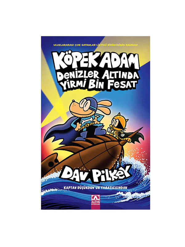 Altın Kitaplar Köpek Adam 11 Denizler Altında Yirmi Bin Fesat Dav Pilkey